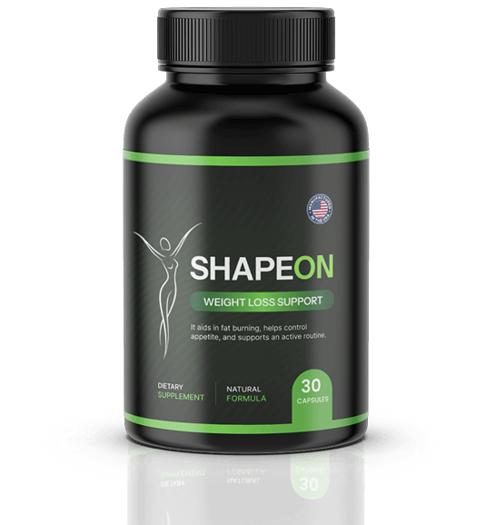 ShapeON natural weight loss supplement bottle